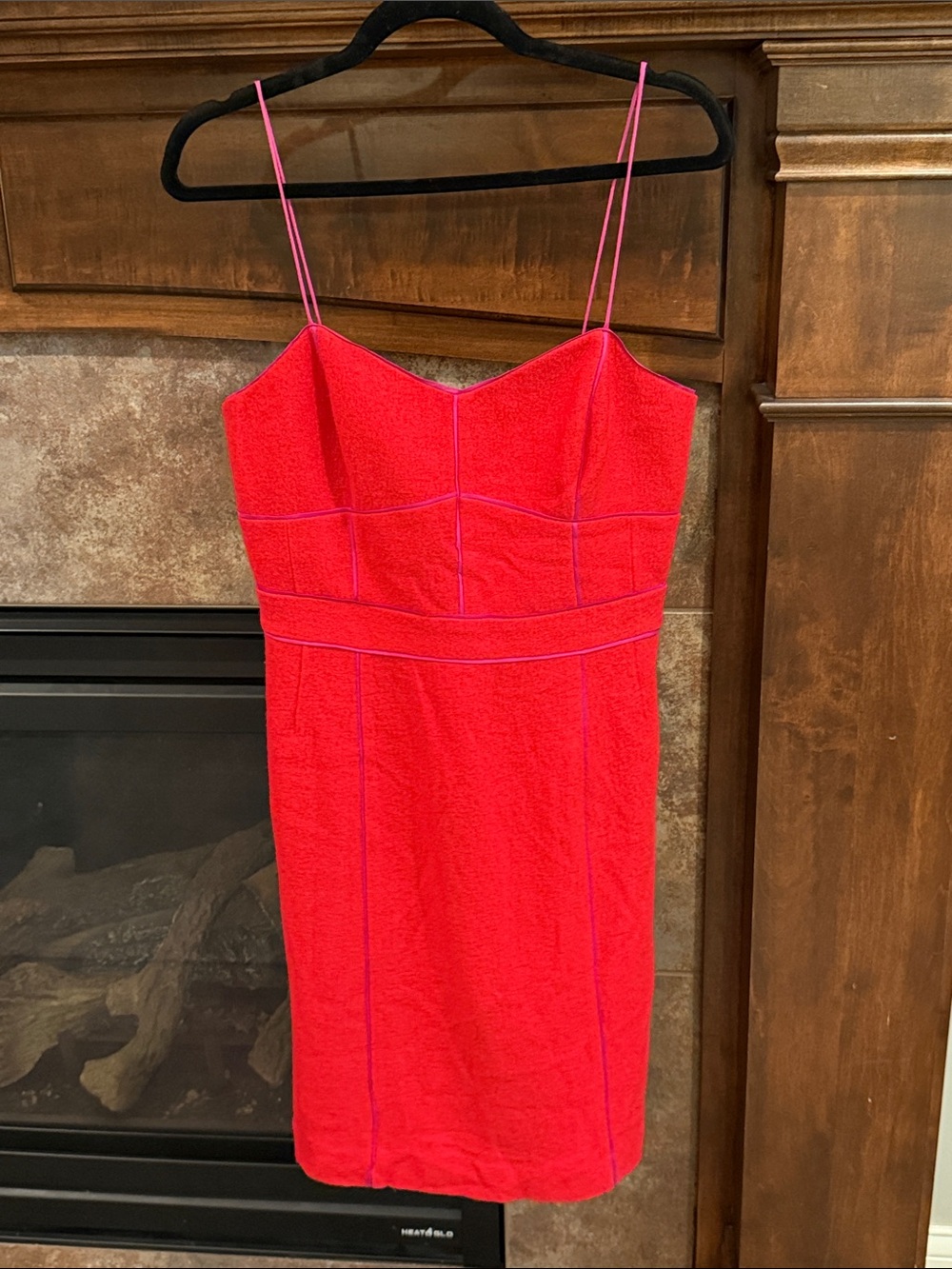 Banana Republic Vermillion Piped Corset / Bustier Sheath Dress, size 10 NWT $130